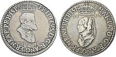Philip & Mary. 1554-1558 The Geoffrey Cope Collection of British Coins. Philip & Mary. 1554-1558. Pattern AR Halfcrown (31mm, 16.54 g, 12h). Dated 1554. · PHILIPVS · D · G · R · ANG · FR · NEAP · PR ·