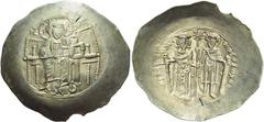 The Sam Cowell collection of Paleologan and Late Byzantine coins Theodore I Comnenus-Lascaris (Empire of Nicaea), 1204 – 1222 AD Trachy, Nicaea circa 1208-1212 AD, EL 36 mm, 4.21 g. IC XC Full-length 
