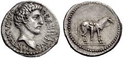 The S.C. Markoff Collection of Roman Coins The Roman Republic Quintus Labienus Parthicus. Denarius, mint moving with Labienus in Asia Minor 40 BC, AR 3.74 g. Q·LABIENVS· – PARTHICVS·IMP Bare head of L