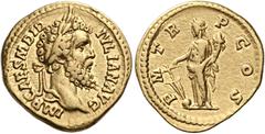 The Roman Empire Didius Julianus, 28th March–1st June 193 Aureus 193, AV 20 mm, 6.5 g. IMP CAES M DID – IVLIAN AVG Laureate head r. Rev. P M TR – P COS Fortuna standing l., holding rudder on globe and