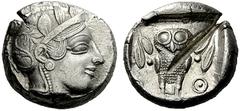 A very interesting collection of Jewish coins and coins of the Levant The coinage of Philistia Gaza Sheqel / “Tetradrachm”, Gaza, last quarter of the 4th century BC, AR 17.23 g. Head of Athena r. with