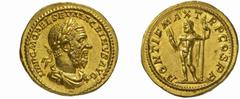 The Roman Empire Macrinus, 217 - 218 No.: 153 Schätzpreis - Estimate CHF 30000.- Aureus April-December 217, 7.33 g. IMP C M OPEL SEV MACRINVS AVG Laureate, draped and cuirassed bust r. Rev. PONTIF MAX