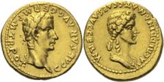 The Roman Empire Gaius, 37 – 41 Aureus 37-38, AV 7.80 g. C CAESAR AVG GERM P M TR POT Laureate head of Gaius r. Rev. AGRIPPINA MAT C CAES AVG GERM Draped bust of Agrippina r. C Agrippina Senior and Ga