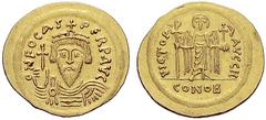The Byzantine Empire The mint is Constantinopolis unless otherwise stated Phocas, 23 November 602 – 5 October 610 Solidus, uncertain Italian mint 603-607, AV 4.43 g. ON FOCAS – PERP AVG Draped and cui