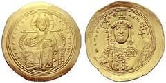 The Byzantine Empire The mint is Constantinopolis unless otherwise stated Constantine IX Monomachus, 11 June 1042 – 11 January 1055 Histamenon 1042-1055, AV 4.40 g. +IHS XIS REX – REGNANTIhM Christ, n