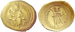 The Byzantine Empire The mint is Constantinopolis unless otherwise stated Isaac I Comnenus, 1 September 1057 – 22 November 1059 Histamenon 1057-1059, AV 4.37 g. +IhS XIS REX – REGNANTIhm Christ, nimba