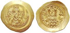 The Byzantine Empire The mint is Constantinopolis unless otherwise stated Michael VII, Ducas October 1071 – 31 March 1078, with colleagues from 1074 Histamenon 1071-1078, AV 4.43 g. Bust of Christ fac