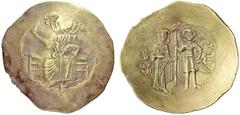 The Byzantine Empire The mint is Constantinopolis unless otherwise stated John II Comnenus, August 1118-April 1143, with colleagues from 1119 Aspron trachy, Thessalonica 1118-1143, EL 3.91 g. Christ n