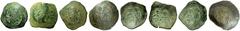 The Byzantine Empire The mint is Constantinopolis unless otherwise stated Manuel I, Comnenus 8 April 1143 – 24 September 1180 Lot of four Bulgarian imitative Coins. Aspron trachy billon, 2.87 g.; Aspr