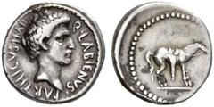 The JD collection of Roman Republican Coins part III – Session I Q. Labienus Parthicus. Denarius, mint moving with Labienus in Asia Minor 40, AR 3.81 g. Q LABIENVS – PARTHICVS IMP Bare head of Labienu