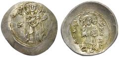 The Byzantine Empire The Empire of Trebizond, Andronicus I Gidon, 1222-1235 Aspron trachy, Trebizond 1222-1235, AR 2.69 g. MHP – ΘV The Virgin, nimbate and orans, wearing tunic and maphorium , standin