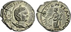 The Roman Empire Dryantilla, wife of Regalianus Antoninianus, Carnuntum, 260-261, AR 2.55 g. IMP C M AVR SVLP [DRYANTILLA AVG] Draped and diademed bust r. on crescent, hair tied in plait on top of hea
