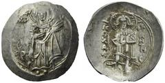 The Byzantine Empire The Empire of Trebizond, Andronicus I Gidon, 1222-1235 Aspron trachy, Trebizond 1222-1235, AR 2.50 g. MHP – QV The Virgin orans, nimbate and wearing tunic and maphorium , standing