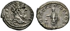 The Roman Empire Pertinax, 1 January – 28 March 193 Denarius 193, AR 3.61 g Laureate head r. Rev. Pertinax, veiled, standing l., sacrificing out of patera over tripod. C 56. RIC 13a. Old cabinet tone 