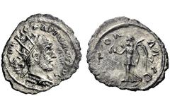 The Roman Empire Jotapian, 248 – 249 Antoninianus or double-denarius, Nicopolis Seleuciae (?) 248-249, AR 3.83 g. IMP M F R IOTAPIANVS AVG Radiate and cuirassed bust r. Rev. VICTORIA AVG Victory advan