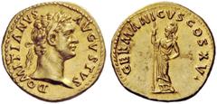 The George W. La Borde Collection of Roman Aurei Part I THE ROMAN EMPIRE Domitian, 81 – 96 Aureus 90-91, AV 7.59 g. DOMITIANVS – AVGVSTVS Laureate head r. Rev. GERMANICVS COS XV Minerva standing l. ho