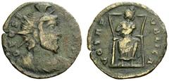 AN INTERESTING COLLECTION OF COINS OF JULIAN II (THE PHILOSOPHER) AND THE FESTIVAL OF ISIS The Festival of Isis Faria Æ 3, 4th century AD, Æ 1.72 g. DEO – SE – RAPIDI Draped bust of Sol-Serapis r., we