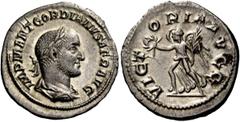 The Roman Empire Gordian II, 1 – 22 April 238 Gordian II Africanus seems to have had very little hair left on his forehead, with his baldness usually visible through the wreath. One portrait type is k