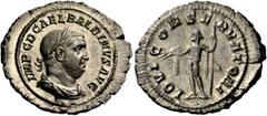 The Roman Empire Balbinus, 22 April – 29 July 238 Balbinus has one very distinct portrait type and deviations are rare. The artistic quality of his portraits does differ considerably during those trou