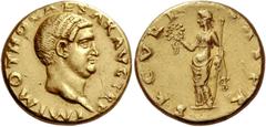 The Roman Empire Otho, January – April 69. Aureus 15th January-mid April 69, AV 7.33 g. IMP M OTHO CAESAR AVG TR P Bare head r. Rev. SECVRI – TAS P R Securitas standing l., holding wreath and sceptre.