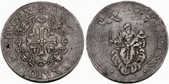 Importante collezione di monete di zecche italiane Genova No.: 28 Estimate: CHF 8000 d=61 mm Dogi Biennali dal 1528 al 1797. Francesco Garbarino dal 18 giugno 1669. Da 4 scudi 1670. AR 151,33 g. – ø 6