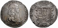 Importante collezione di monete di zecche italiane Milano No.: 56 Estimate: CHF 800 d=42 mm Carlo II di Spagna (1665-1700), I periodo con la Reggenza della madre Maria Anna d’Austria (1665 - 1675). Fi