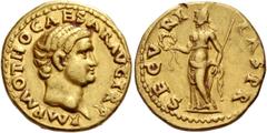 The Roman Empire Otho, 15th January – April 69. Aureus 15 January-Mid April 69, AV 7.26 g. IMP M OTHO CAESAR AVG TR P Bare head r. Rev. SECV – RI – TAS P R Securitas standing l., holding wreath and sc