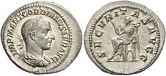 The Collection of a Perfectionist of Roman Imperial Silver Coins Gordian I, 1– 22 April 238. Denarius 238, AR 2.99 g. IMP M ANT GORDIANVS AFR AVG Laureate, draped and cuirassed bust r. Rev. SECVRITAS 