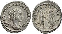 The Collection of a Perfectionist of Roman Imperial Silver Coins Saloninus caesar, 258 – 260. Antoninianus, Samosata circa 258-260, billon 4.26 g. SALON VALERIANVS NOB CAES Radiate and draped bust r. 