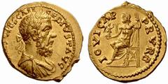 An Important Collection of Roman Gold Coins Part I The Roman Empire Pescenius Niger, 193 – 194 No.: 37 Estimate: CHF 180000 d=21 mm Aureus, probably Antiochia 193-194, 6.94 g. [IMP CA]ES C PESC NI – G