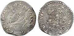 Importante serie di monete di zecche italiane Parte I Napoli Filippo II di Spagna (1554-1598). Primo periodo: Re d’Inghilterra, Francia, Napoli e Principe di Spagna (1554-1556) No.: 186 Estimate: EUR 