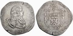 Importante serie di monete di zecche italiane Parte I Retegno Antonio Teodoro Trivulzio principe del S.R.I. e barone di Retegno (1676-1678). No.: 370 Estimate: EUR 1800 d=53 mm Doppio filippo 1676. AR