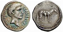 The Barry Feirstein Collection of Ancient Coins Part I The Roman Republic Quintus Labienus Parthicus No.: 91 Estimate: CHF 25000 d=19 mm Denarius, mint moving with Labienus in Asia Minor 40 BC, AR 3.7
