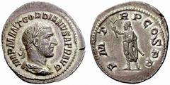 The Barry Feirstein Collection of Ancient Coins Part I The Roman Empire The mint is Roma unless otherwise stated Gordian I, 1st – 22nd April 238 No.: 150 Estimate: CHF 5000 d=22 mm Denarius April 238,