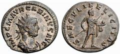 The Barry Feirstein Collection of Ancient Coins Part I The Roman Empire The mint is Roma unless otherwise stated Carinus, 283 – 285 No.: 171 Estimate: CHF 100 d=21 mm Antoninianus, Lugdunum 283-285, b