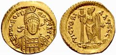 The Barry Feirstein Collection of Ancient Coins Part I The Roman Empire The mint is Roma unless otherwise stated Anthemius, 467 – 472 No.: 204 Estimate: CHF 4000 d=20 mm In the name of Leo I. Solidus 