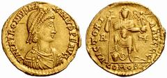 The Barry Feirstein Collection Part II The Roman Empire Petronius Maximus, 16th March – 31st May 455 No.: 252 Estimate: CHF 30000 d=22 mm Solidus 16th March-31st May 455, AV 4.33 g. D N PETRONIVS MA –