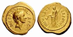 The Roman Republic M. Aemilius Lepidus with L. Livineius Regulus. Aureus 42, AV 8.03 g. M·LEPIDVS·III·VIR·R·P·C Bare head of Lepidus r. Rev. L·REGVLVS – IIII VIR·A·P·F The Vestal Aemilia standing l., 