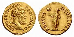 The Barry Feirstein Collection Part IV The Roman Empire Pertinax, 1st January – 28th March 193 Aureus 193, AV 7.23 g. IMP CAES P HELV – PERTIN AVG Laureate head r. Rev. PROVID – DEOR COS II Providenti