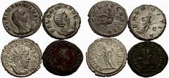 Impero Romano Lotti multipli di monete dell’Impero romano Lotto di quattro monete.  Mariniana. Antoniniano 254,  Mist. 4,13 g.  C 16.  RIC 6.  -  Salonina. Antoniniano, 260-268,  Mist. 4,97 g.  C 92. 