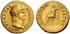 An interesting selection of Roman Gold Coins from the B.d.B Collection The Roman Empire Nero caesar, 50 – 54 Aureus circa 64-65, 7.36 g. NERO CAESAR – AVGVSTVS Laureate head r. Rev. IVPPITER – CVSTOS 