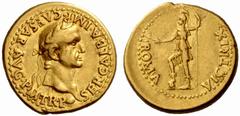 An interesting selection of Roman Gold Coins from the B.d.B Collection The Roman Empire Galba, 68 – 69 Aureus, Tarraco April-December 68, 7.68 g. SER GALBA IMP CAESAR AVG P M TR P Laureate head r., wi