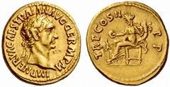 An interesting selection of Roman Gold Coins from the B.d.B Collection The Roman Empire Trajan, 98 – 117 Aureus 98-99, 7.59 g. IMP NERVA CAES TRAIAN AVG GERM P M Laureate head r. Rev. TR P COS II – P 