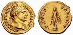 An interesting selection of Roman Gold Coins from the B.d.B Collection The Roman Empire Trajan, 98 – 117 Aureus 101-102, 7.19 g. IMP CAES NERVA TRA – IAN AVG GERM Laureate head r., wearing aegis. Rev.