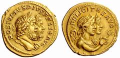 An interesting selection of Roman Gold Coins from the B.d.B Collection The Roman Empire Postumus, 260 – 269 Aureus, Cologne January-June 266, 6.20 g. POSTVMVS PIVS FELIX AVG Jugate busts of Postumus a