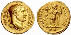 An interesting selection of Roman Gold Coins from the B.d.B Collection The Roman Empire Maximinus II Daia caesar, 305 – 309 Aureus circa 306-307, 4.75 g. MAXIMINV – S NOB CAES Laureate head r. Rev. PR