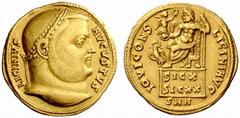 An interesting selection of Roman Gold Coins from the B.d.B Collection The Roman Empire Licinius I augustus, 308 – 324 Aureus, Nicomedia 317-318, 5.26 g. LICINIVS – AVGVSTVS Laureate head r. Rev. IOVI