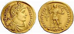 An interesting selection of Roman Gold Coins from the B.d.B Collection The Roman Empire Valentinian I, 364 – 375 Solidus, Antiochia 364-367, 4.46 g. D N VALENTINI – ANVS P F AVG Rosette diademed, drap
