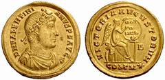 An interesting selection of Roman Gold Coins from the B.d.B Collection The Roman Empire Valentinian I, 364 – 375 Solidus, Constantinopolis 367-375, 4.47 g. D N VALENTINI – ANVS P F AVG Rosette diademe
