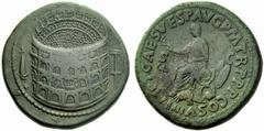 Part I The Roman Empire Titus augustus, 79 – 81 Sestertius 80-81, Æ 25.92 g. Flavian amphitheatre (The Colosseum); on l., Meta Sudans and, on r., porticoed building. The exterior of the monument showi